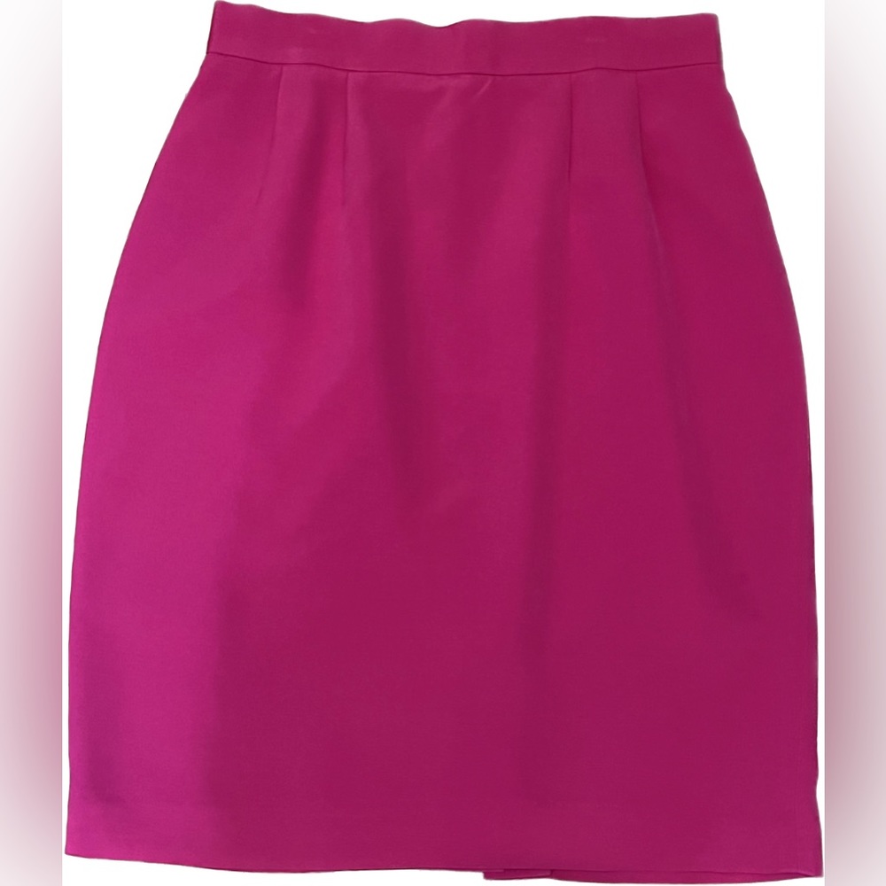 Tahari | High Waist Barbie Pink Skirt